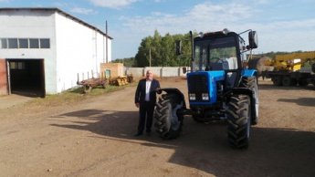 Приобрели колесный трактор для сельского поселения по ППМИ